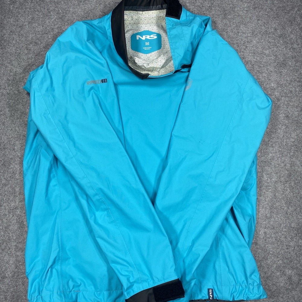 NRS Endurance Womens Medium Blue Hyprotex 2.5 Waterproof Kayak Splash Jacket